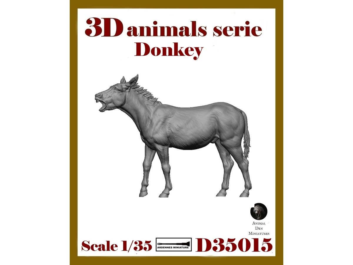 3D Animal Series - Donkey
