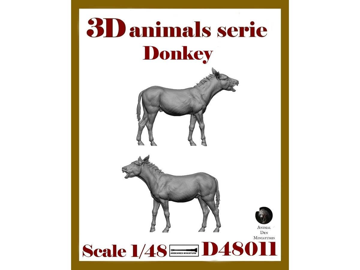3D Animal Series - Donkey