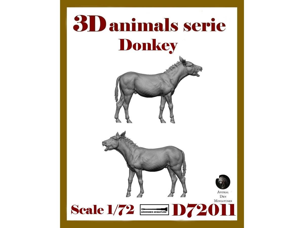 3D Animal Series - Donkey