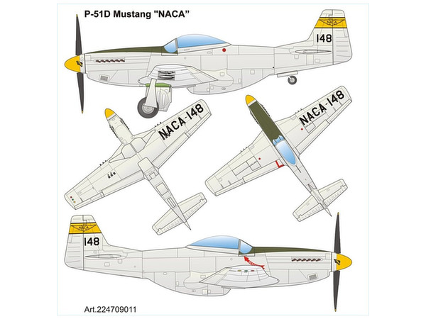 P-51D Mustang NACA (Serie NASA)