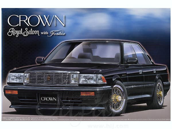 青島CROWN  Saloon (MS137) 1/24スケール Toyota Crown 3.0 Royal Saloon G (MS137) with Fortecs | HLJ.com