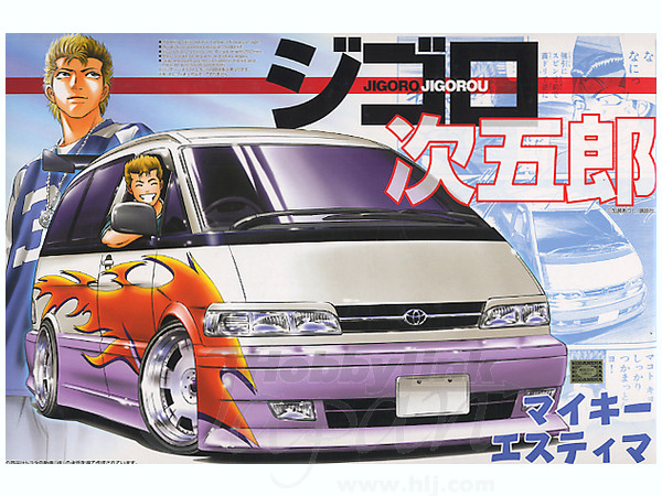 Amazon.com: Aoshima Toyota TCR11W Estima Twin Moonroof '90 1