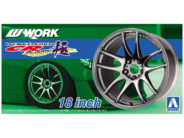 4 Wheel Rims Hobby Design 1/18 18inch Work CR Wheels 