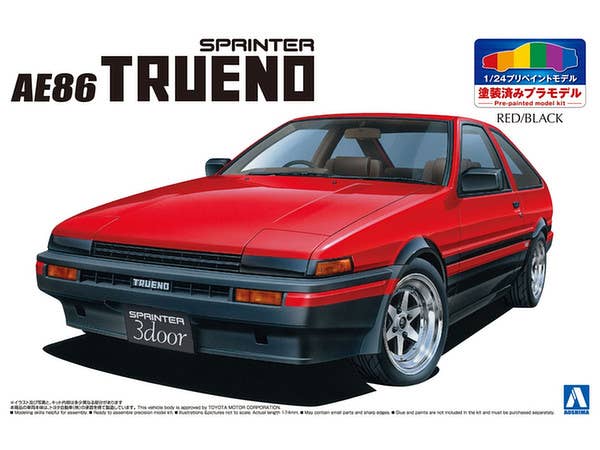 Toyota AE86 Trueno '83 (Red / Black)