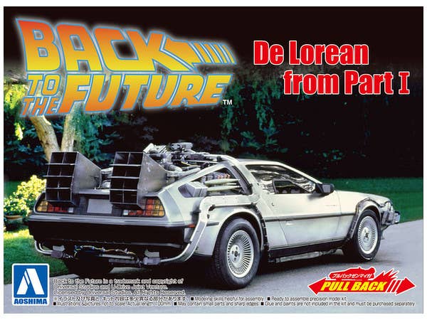 Back to the Future - Pull-Back DeLorean