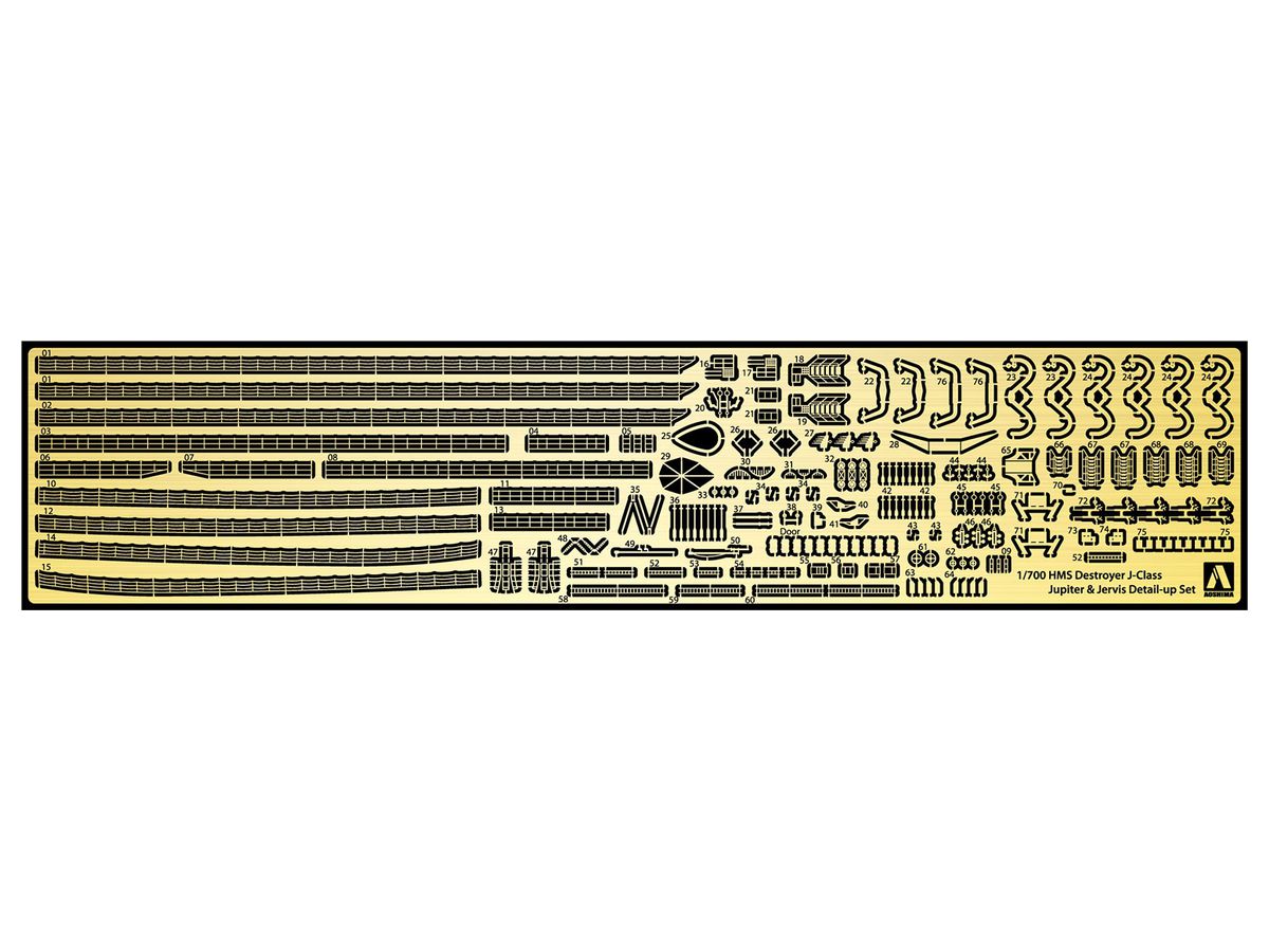 Royal Navy Destroyer Detail Up Parts Set