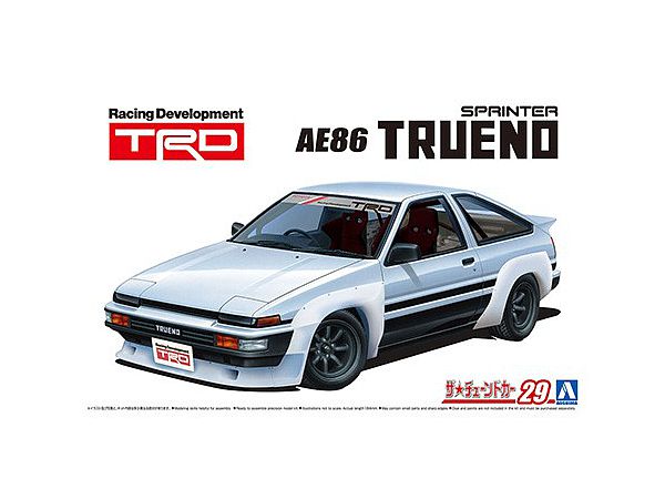 AOSHIMA 08966 Initial D D01 Takumi Fujiwara Ae86 Trueno 1/32 Scale Kit for sale online 