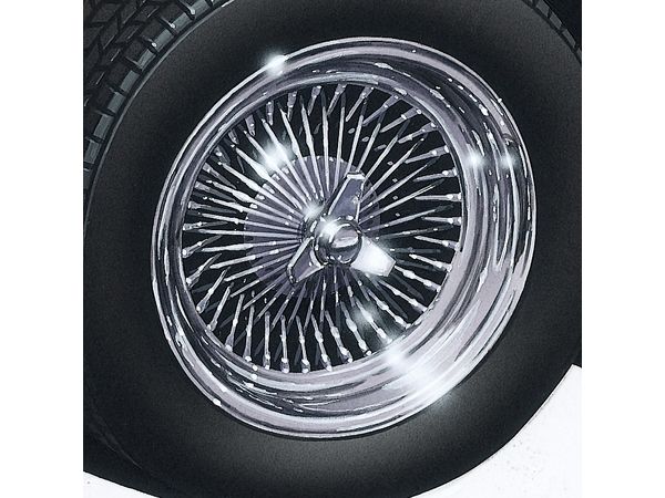 Wire Wheel (Silver Plated) 13 Inches
