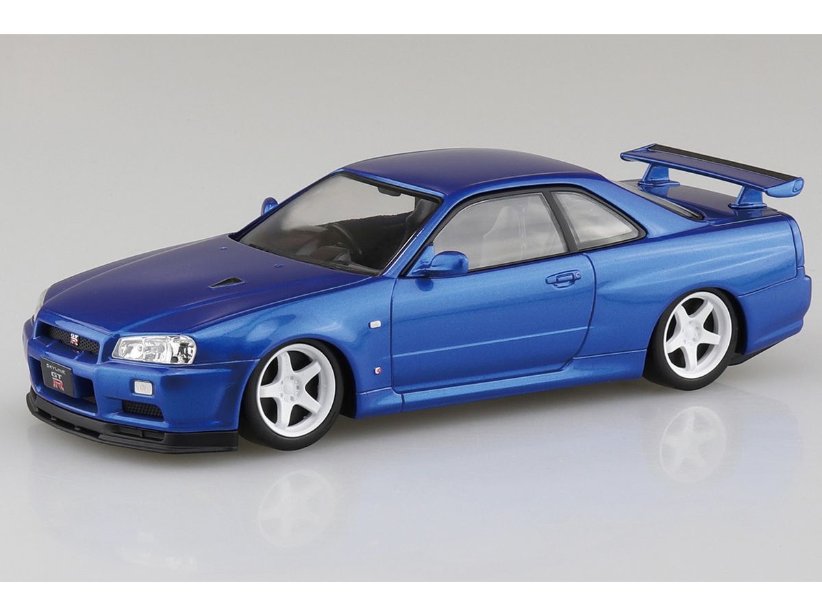 Nissan R34 Skyline GT-R Custom Wheel (Bayside Blue)