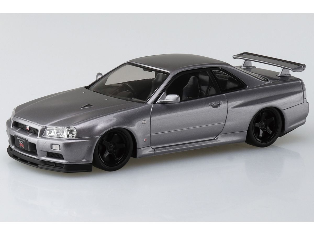 Nissan R34 Skyline GT-R Custom Wheel (Athlete Silver)
