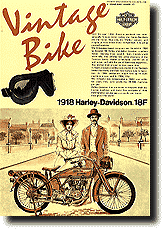 アオシマ 1918 Harley-Davidson 18F ビンテージバイク - メルカリ