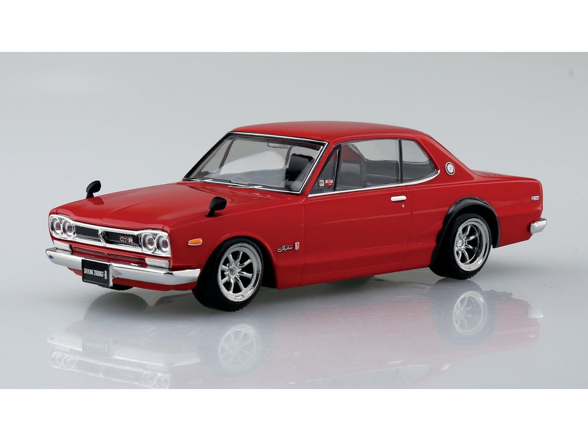 Nissan C10 Skyline 2000GT-R Custom Wheels (Red)
