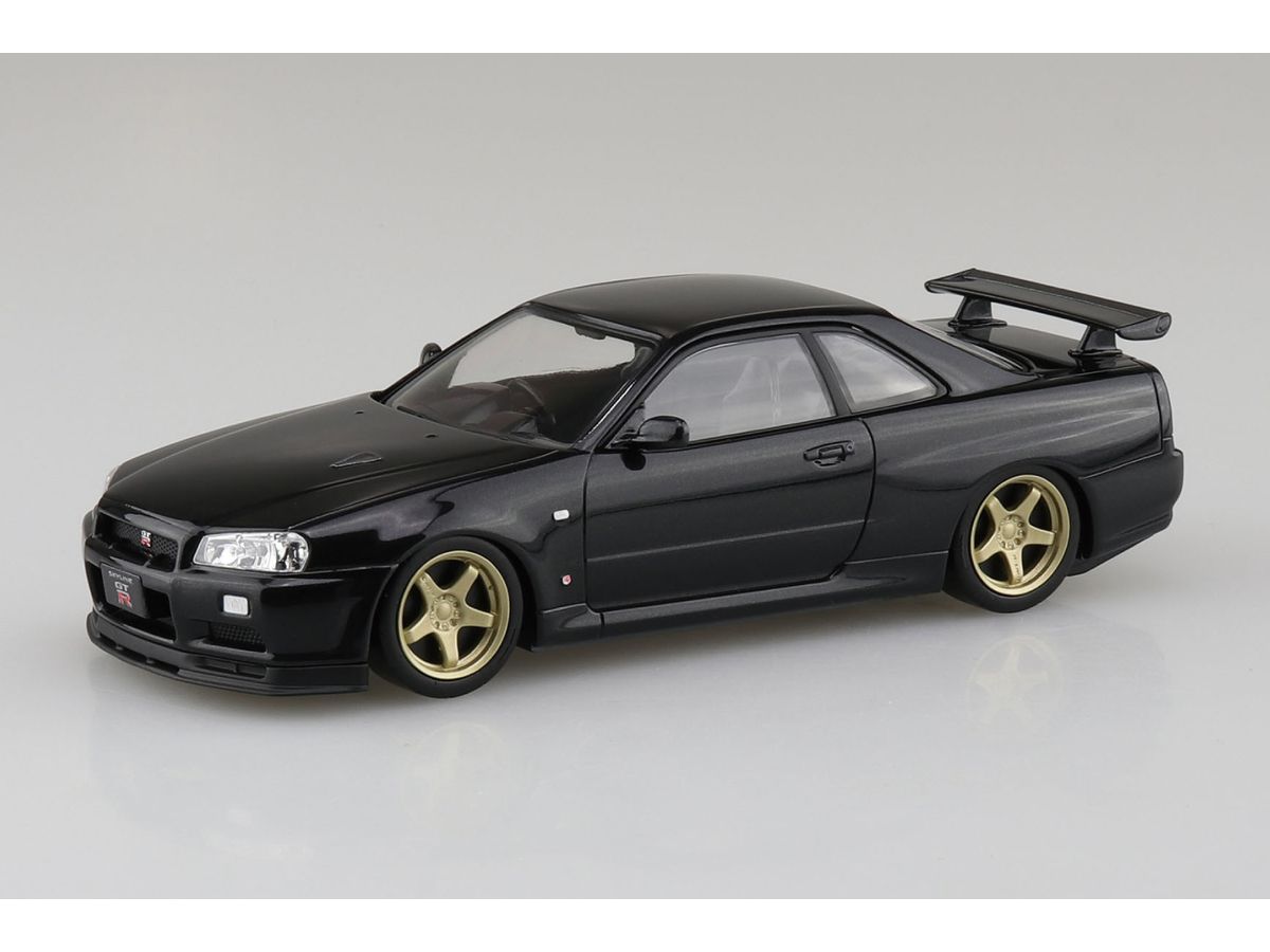 Nissan R34 Skyline GT-R Custom Wheels (Black Pearl)