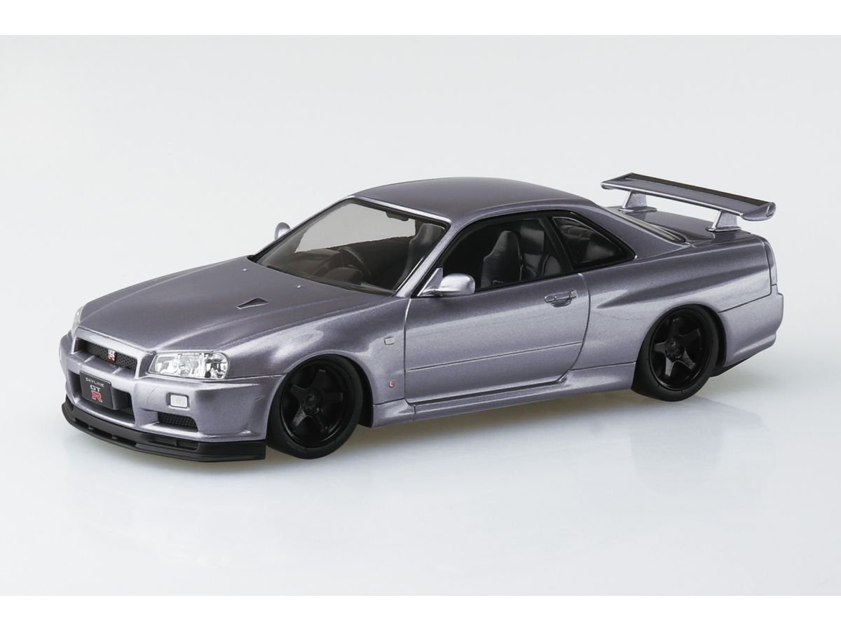 Nissan R34 Skyline GT-R Custom Wheels (Athlete Silver)