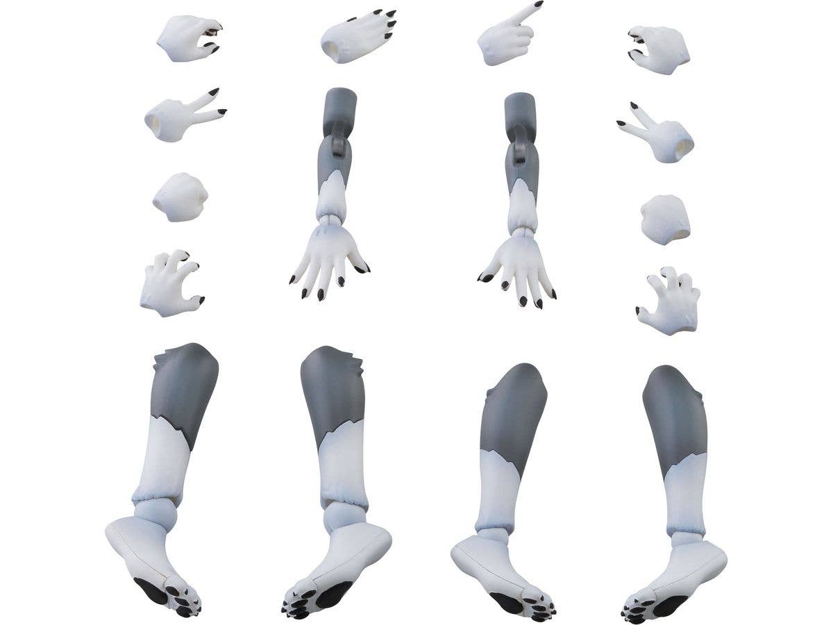 KEMOPLA: Arm & Leg Parts Set 01 [Gray Wolf Color]