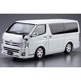 1/24 200系 HIACE SUPER GL 2004年式 白　　8/14 Aoshima 1/24 The Tuned Car(3)Model Kit Toyota Hiace Super GL