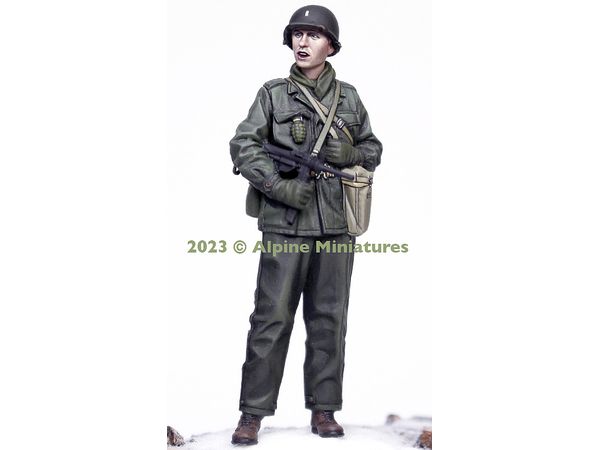 WWII US Army Infantry Infantry with M3 Grease Gun