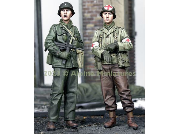 WWII US Army Infantry Infantry and Medic (Set of 2)