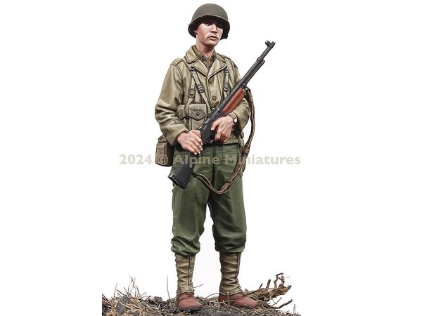 WWII US Army 2Nd Infantry Division BAR Gunner