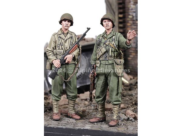WWII US Army 2Nd Infantry Division Infantry Set (2 Pieces)