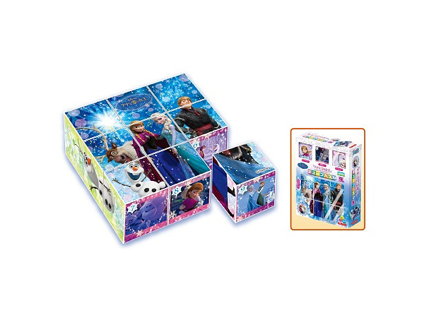 Cube Puzzle Frozen / Frozen Memory 9pcs