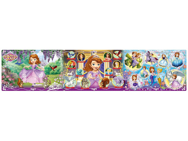 Step Panorama Puzzle: Sofia the First (8-12-16pcs) (740mm x 165mm)