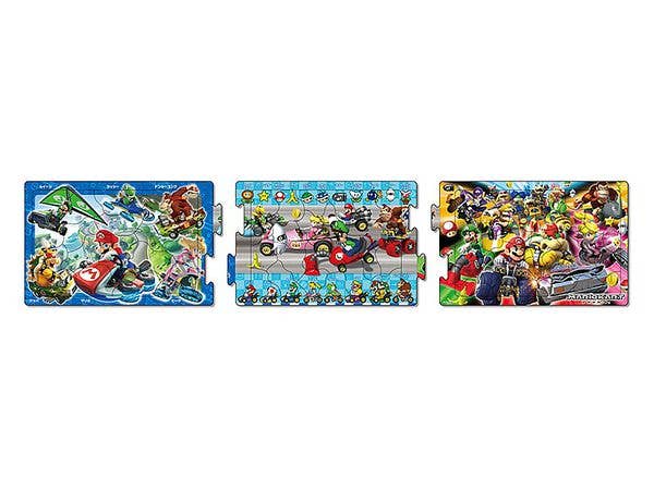 Step Panorama Puzzle: Mario Kart 18+24+32pcs 740mm x 165mm