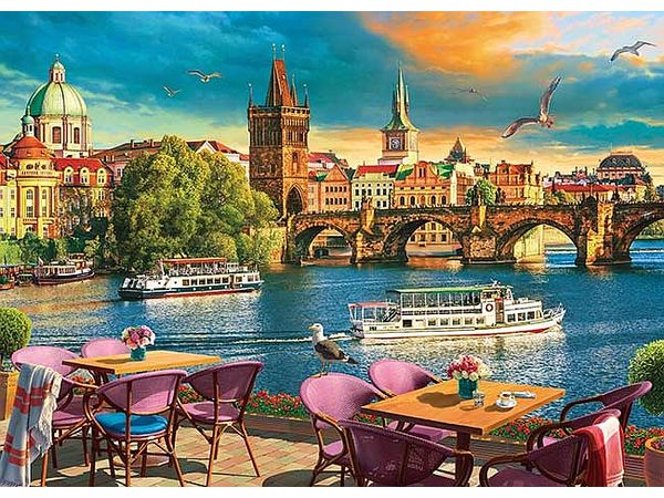 Jigsaw Puzzle: The Moldau Melody (Prague) 500pcs (53 x 38cm)