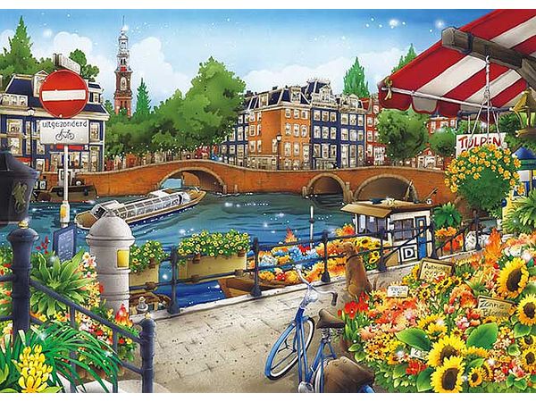 Jigsaw Puzzle: Holidays in Amsterdam 500P