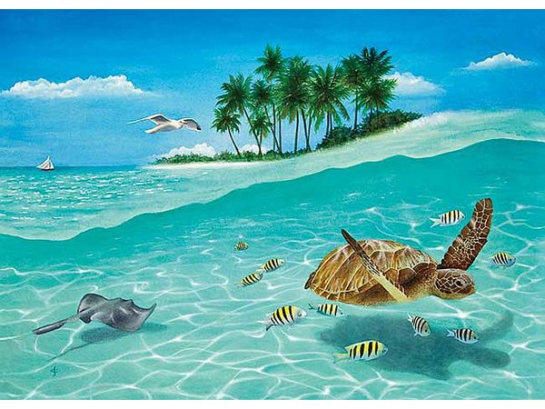 Jigsaw Puzzle: Blue Oasis 500pcs