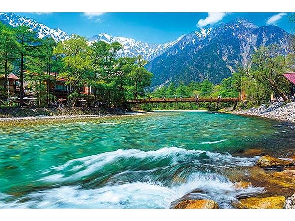 Jigsaw Puzzle: Clear Stream and Hotaka Mountain Range Nagano 1000P