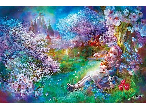 Jigsaw Puzzle: Bloomin Alice 1000pcs (75 x 50cm)