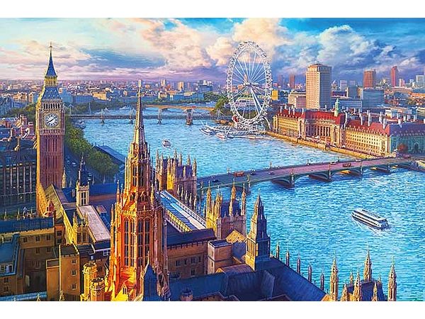 Jigsaw Puzzle: Majestic London 1000pcs (75 x 50cm)