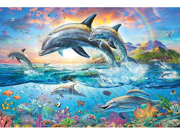 Jigsaw Puzzle: Dolphin Parade 1000pcs
