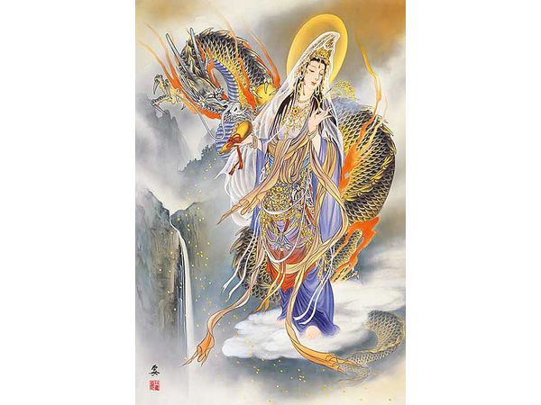 Jigsaw Puzzle: Unryu Kannon Bodhisattva 1000pcs (75 x 50cm)