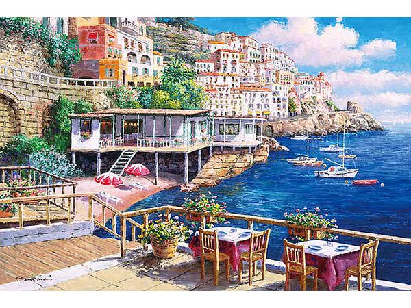 Jigsaw Puzzle: Amalfi Coast in the Sun 1000P