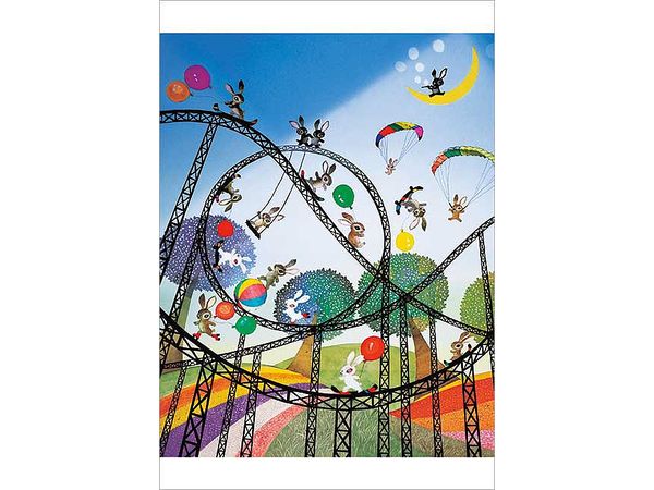 Jigsaw Puzzle: Jumping Rabbit 300pcs