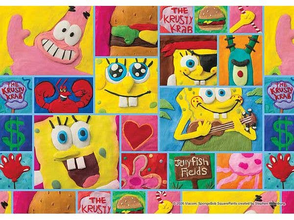 SPONGEBOB TILE ART 108pcs (257 x 182mm)