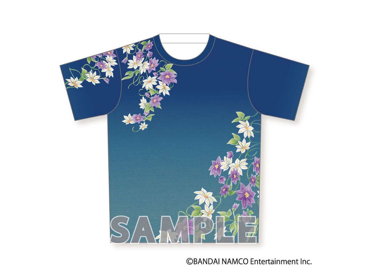 The Idolmaster Shiny Colors: Full Graphic T-shirt Rinze Morino Kimono Pattern Ver. L