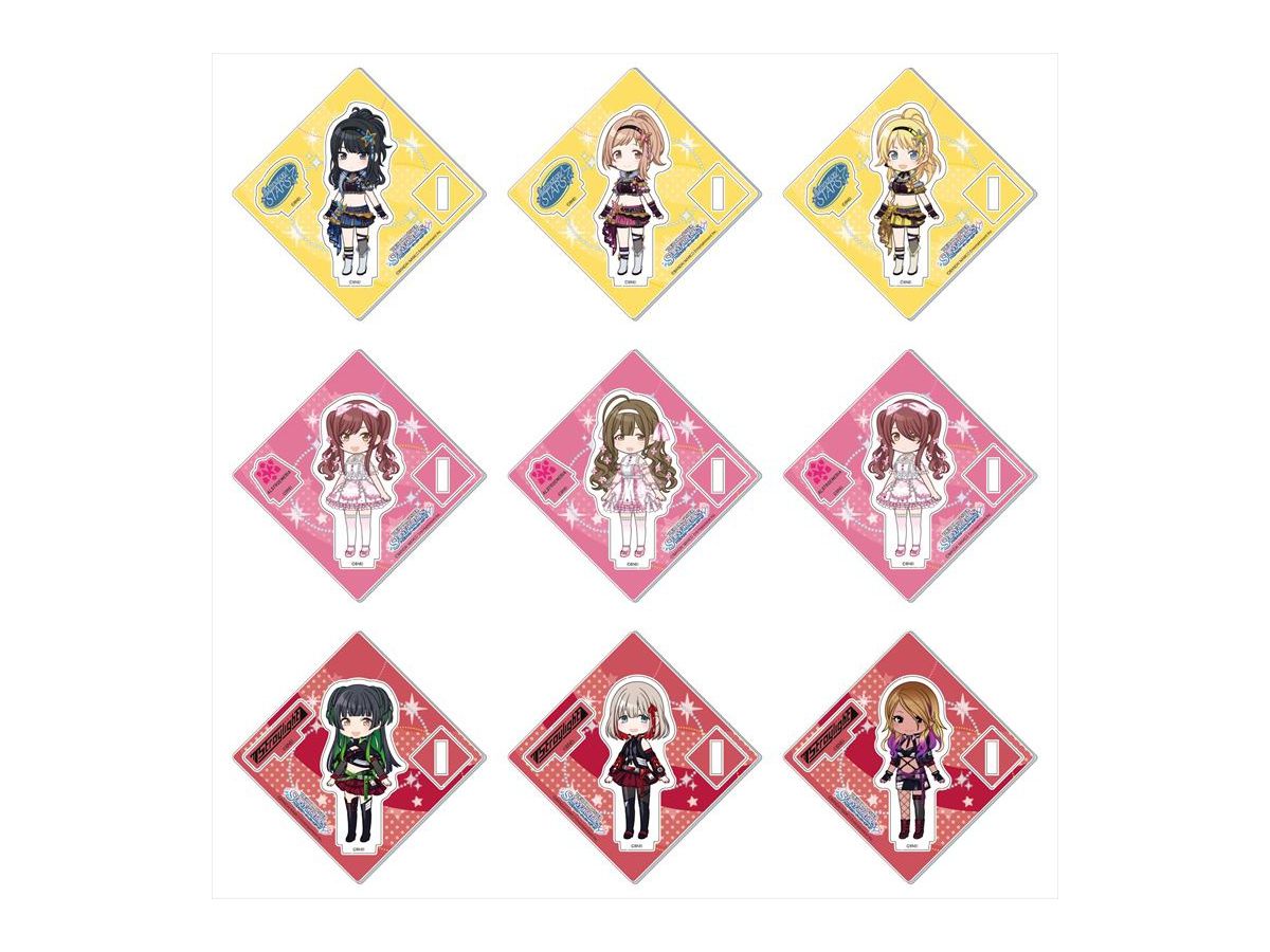 The Idolmaster Shiny Colors: Chibi Chara Trading Acrylic Stand Part3 1Box (9pcs)