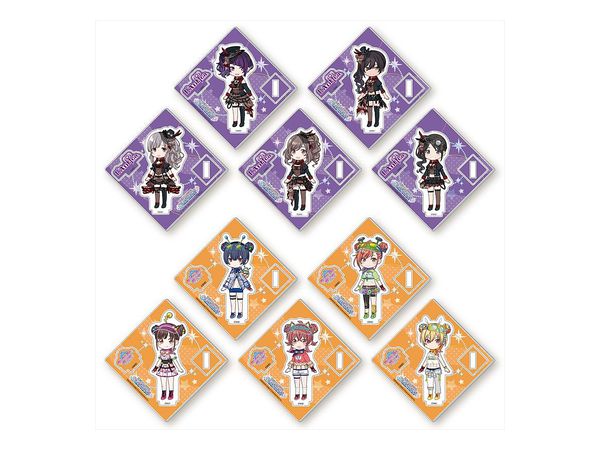 The Idolmaster Shiny Colors: Chibi Chara Trading Acrylic Stand Part4 1Box (10pcs)