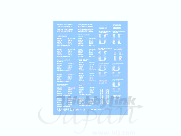 D-day Shipping Stencils for Armored Vehicles other than Shermans (White)