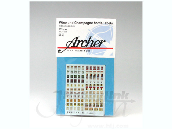 Wine and Champagne Bottle Labels