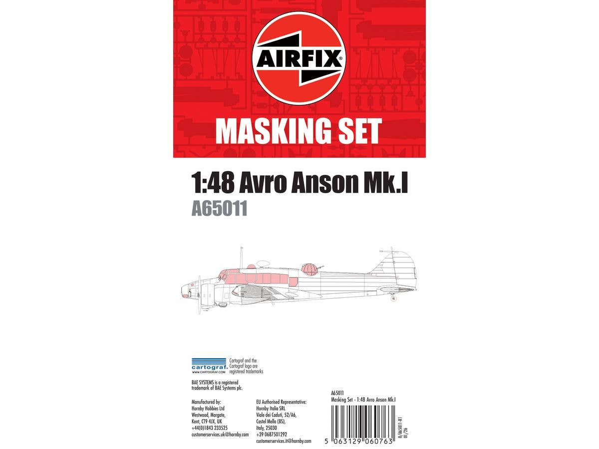 Masking Set - Avro Anson Mk.I