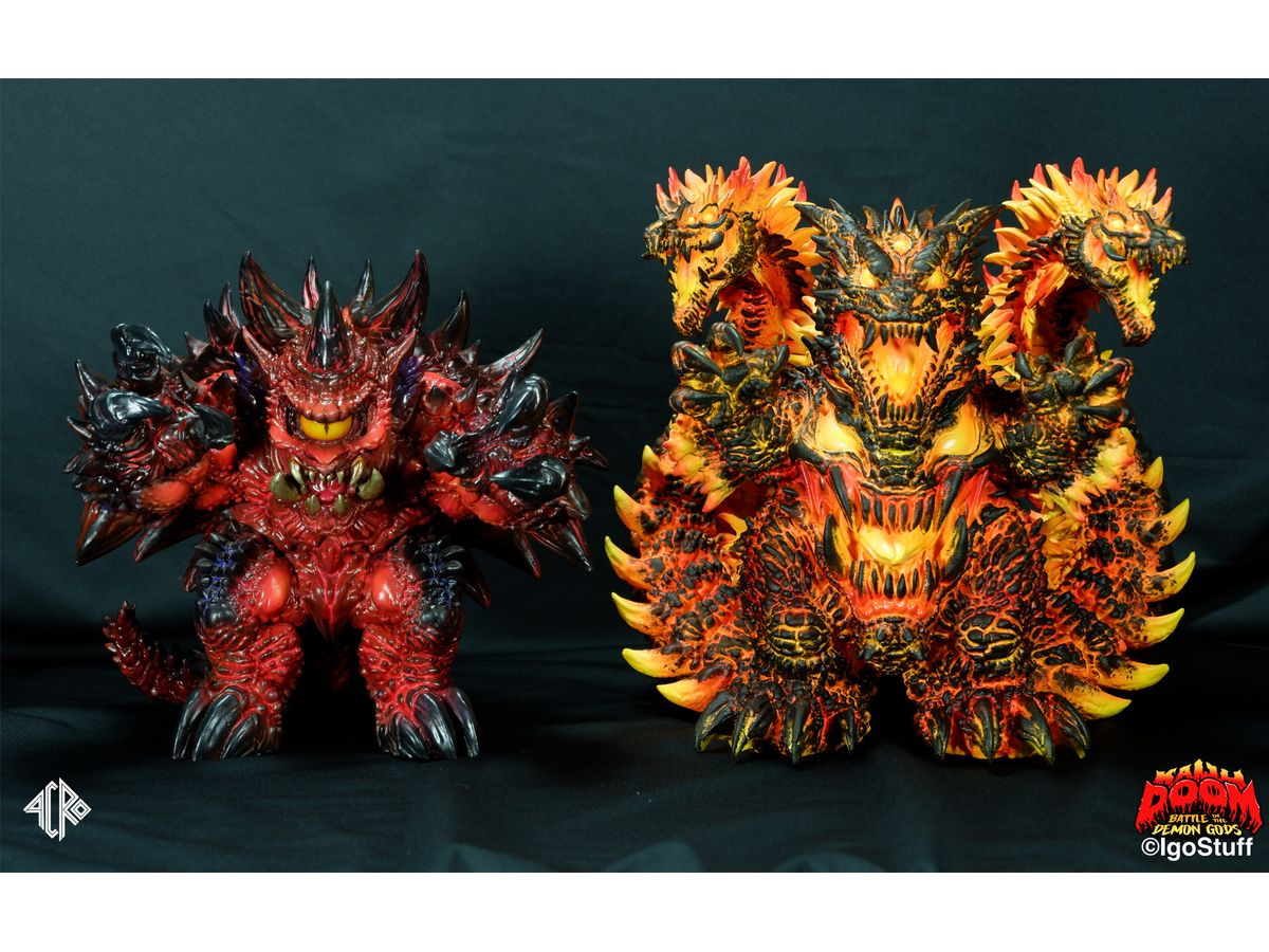 KAIJU DOOM Battle of the Demon Gods! TURTLE DEMON & LIZARD DEMON