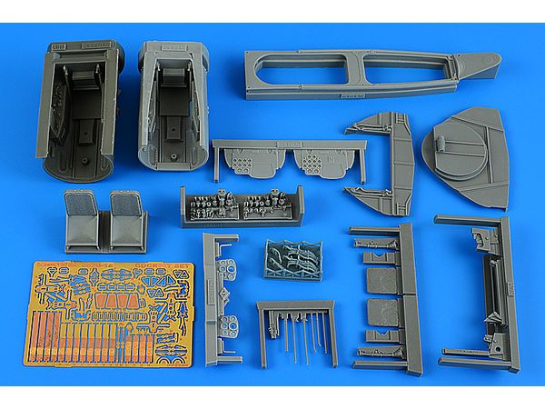 Me 262B-1a cockpit set (For. Revell)