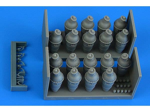 Gloster Meteor F.8/FR.9 combustion chambers (for REVELL)