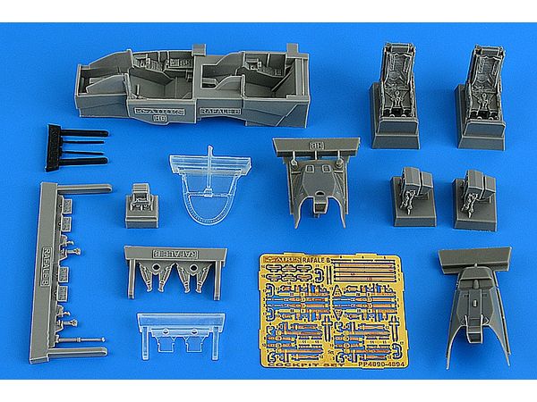Rafale B - late cockpit set (for HOBBY BOSS)