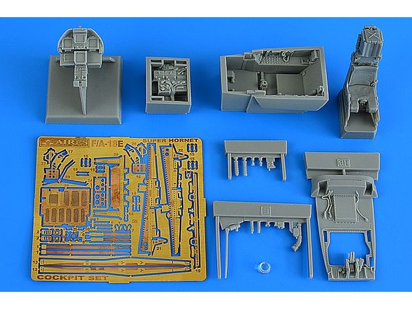 F/A-18E Super Hornet cockpit set (for HOBBY BOSS)