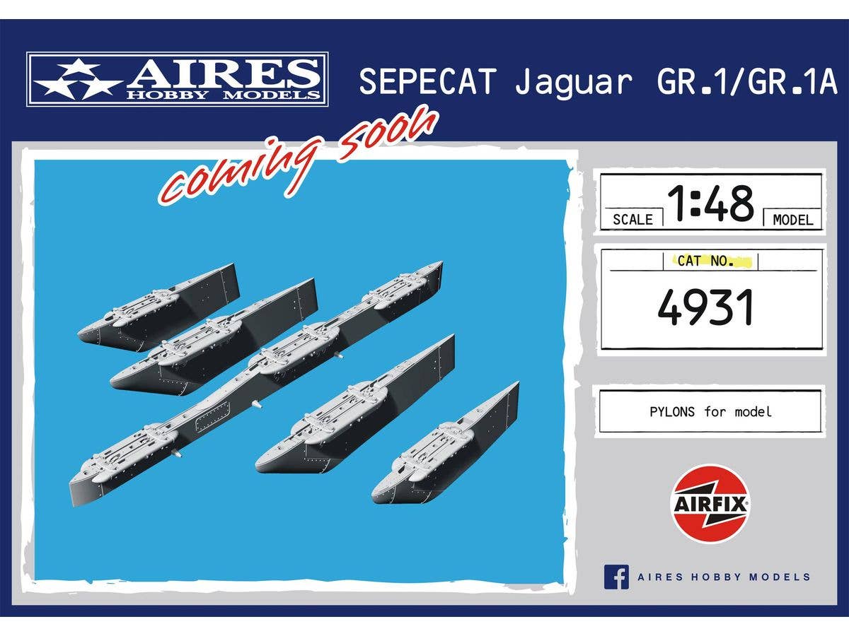 Sepecat Jaguar GR.1/GR.1a pylons